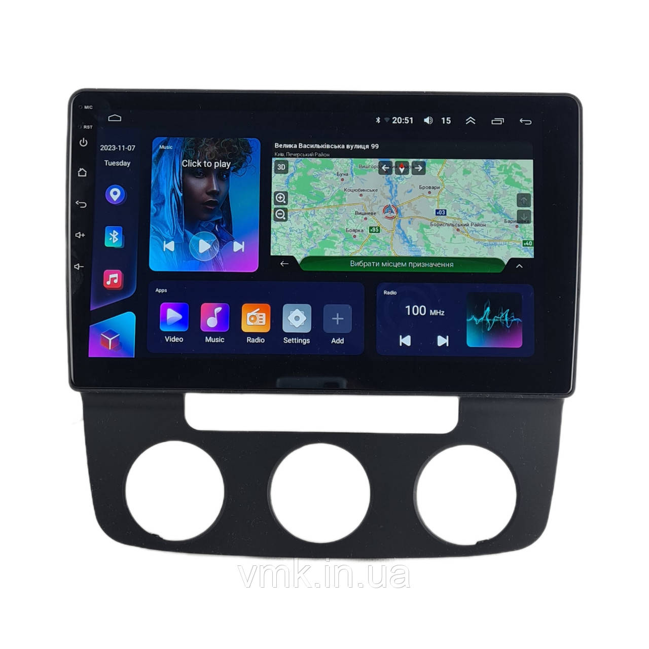 Штатна Магнітола Volkswagen Bora 2008-2012 на Android Модель 7862-8octaTop-4G-DSP-CarPlay