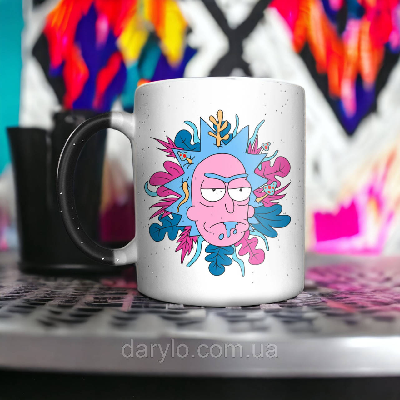 "Всесвіт настільки великий" з принтом Рік і Морті, 330 мл, фото 1