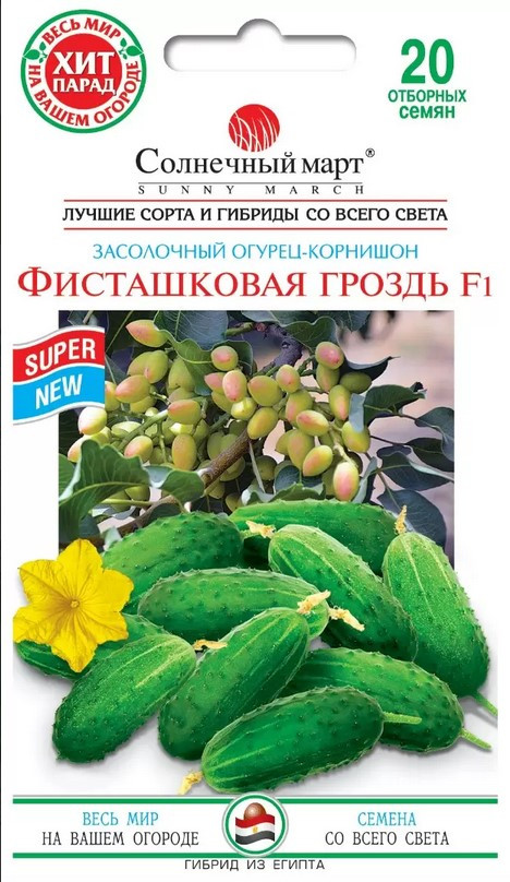 Огірок Фісташкове гроно F1 20 шт