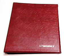 Альбом для монет 221 комірка чорні листи Schulz Бордо (hub_1zf2vx) KB, код: 2397904