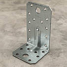 Кутник 90х50х55 (2,5 мм) посилений з ребром жорсткості Domax, фото 2