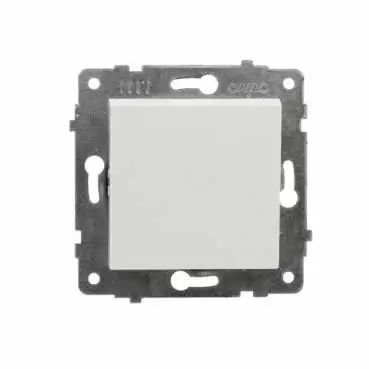 Механізм вимикача Horoz GRANO 1 кл білий 600-000201-200, фото 1