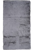 Килим штучний кролик сучасний ESTERA TPR Grey, 0.6х1.1 м