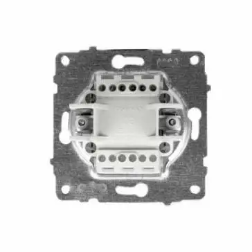 Механізм вимикача Horoz GRANO 1 кл з підсвіткою білий 600-000201-201, фото 2