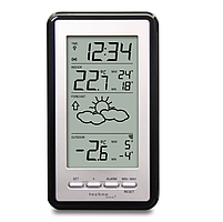 Метеостанція прогноз погоди годинник Technoline WS9130 Silver/Black (WS9130) Електронна метеостанція побутова Німеччина, фото 4