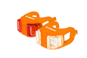 Набір світла ONRIDE силіконовий Dual помаранчевий (2хCR2032 в комплекті)