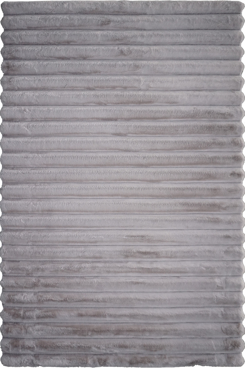 Килим штучний кролик сучасний ESTERA COTTON TERRACE ANTISLIP L.Grey, 1.2х1.8 м