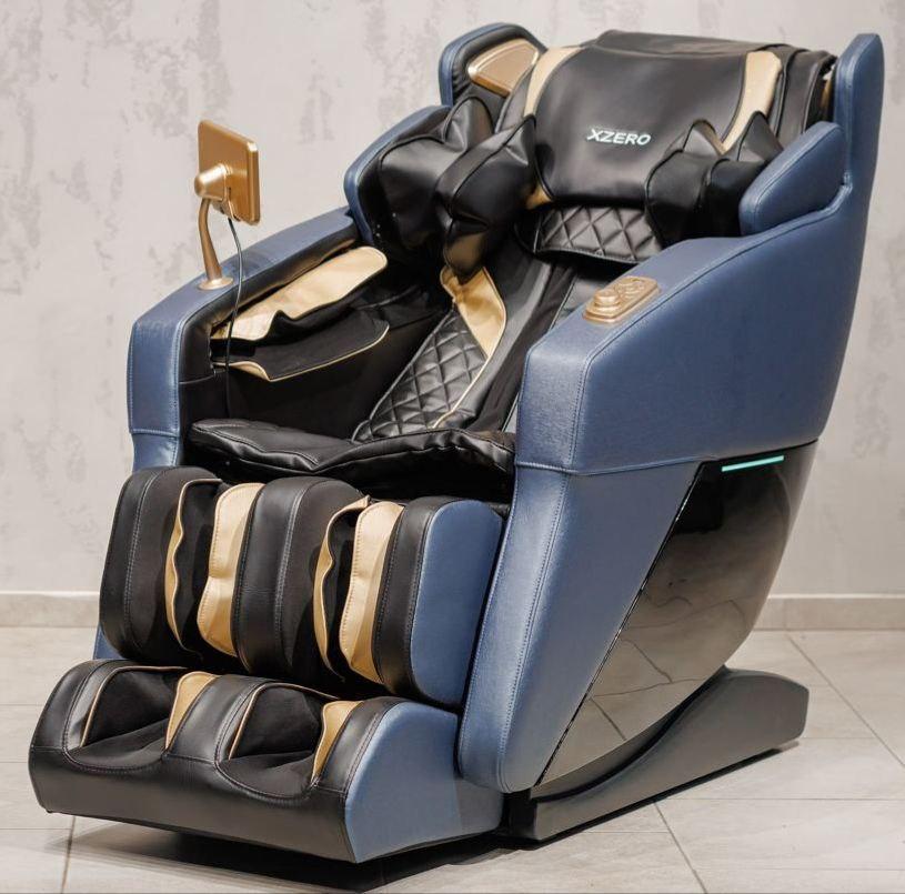 Массажне крісло XZERO Y19 SL Premium Black + Blue