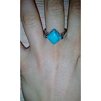 Жіноче кільце з бірюзою в серебрі