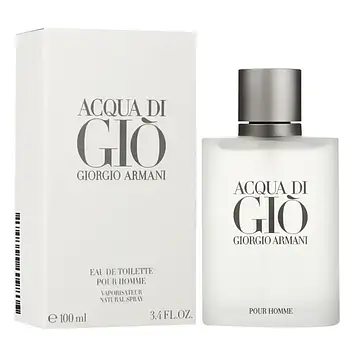 Giorgio Armani Acqua Di Gio Pour Homme Туалетна вода 100 ml (Аква ді дio армані Парфуми Acqua di Gio)