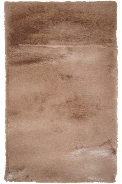 Килим штучний кролик сучасний ESTERA FELT ANTISLIP Brown, 0,6х1 м