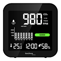 Метеостанція прогноз погоди годинник Technoline WL1025 Black (WL1025) Електронна метеостанція побутова Німеччина, фото 5