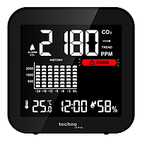 Метеостанція прогноз погоди годинник Technoline WL1025 Black (WL1025) Електронна метеостанція побутова Німеччина, фото 6