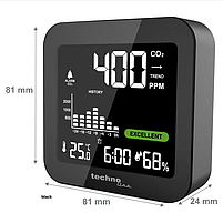 Метеостанція прогноз погоди годинник Technoline WL1025 Black (WL1025) Електронна метеостанція побутова Німеччина, фото 8