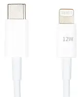 Кабель USB PD PowerPlant USB Type-C - Lightning Cable White (CA913275)