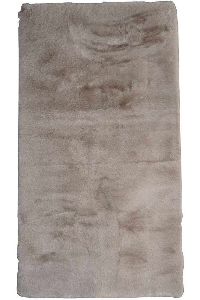 Килим штучний кролик сучасний ESTERA TPR Beige, 1х2 м
