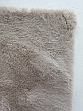 Килим штучний кролик сучасний ESTERA TPR Beige, 1х2 м, фото 6