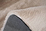 Килим штучний кролик сучасний ESTERA TPR Beige, 1х2 м, фото 7