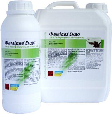 Засіб для дезінфекції інструментів Фамідез Ендо 1л, фото 1