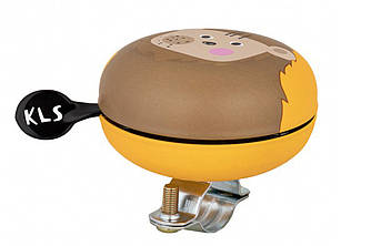 Дзвоник дитячий на кермо KLS Bell Kiddie Лев, жовто-коричневий