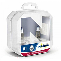 Галогенна лампа Range Power NARVA H1 12 V 55 W NARVA PR +150% (пара)
