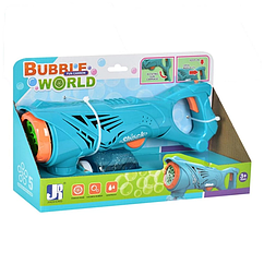 Пістолет з мильними бульбашками Bubble Fun P81158 космічний бластер Блакитний