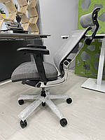 Marrit X Fabric (тканина+ сітка) ергономічне офісне крісло GTCHAIR, HM-34 тканина сер. + GT-25 сітка