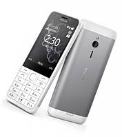 Кнопочный телефон Nokia 230 Silver White