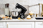 Кухонна машина Adler AD 4226 Black – 1200 Вт, чаша 4 л, 6 швидкостей + Turbo, фото 9