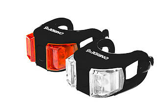 Набір світла ONRIDE силіконовий Dual чорний (2хCR2032 в комплекті)