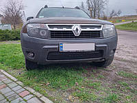 Зимова накладка на решітку радіатора Renault Duster 2010- (низ) матова