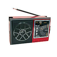Портативный радиоприемник ФМ Golon RX-002UAR FM/AM/SW Черно-красный, радио на батарейках/от сети (NV)