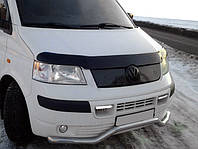 Зимняя накладка на решетку радиатора Volkswagen T5 2003-2009 (верх) матовая