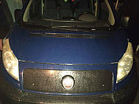 Зимняя накладка на решетку радиатора Fiat Scudo 2007- (верх) глянцевый Digital Designs