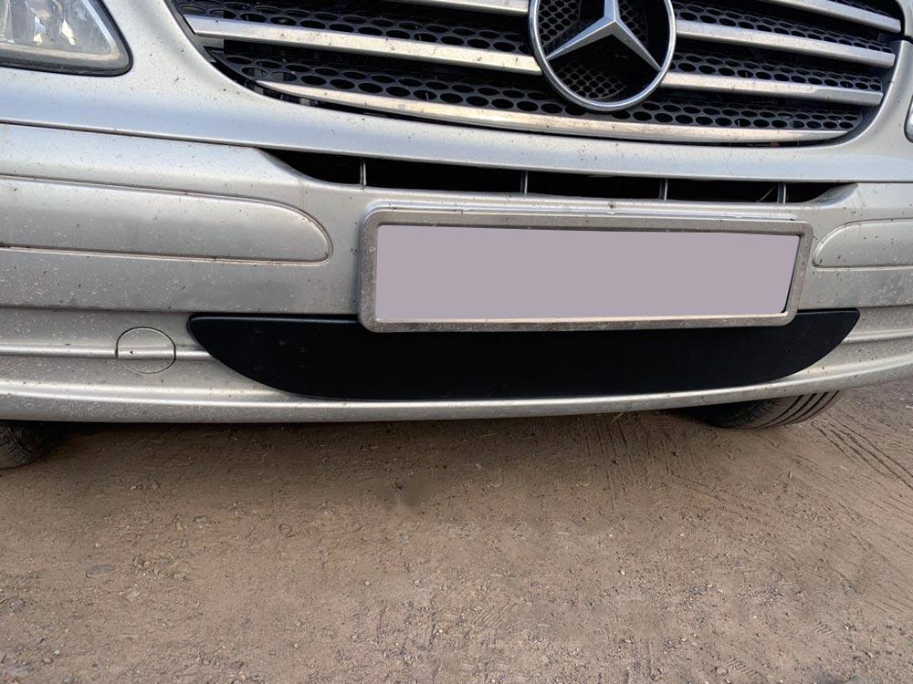 Зимова накладка на решітку радіатора Mercedes Vito W639 2004-2010 (низ) глянцева Digital Designs