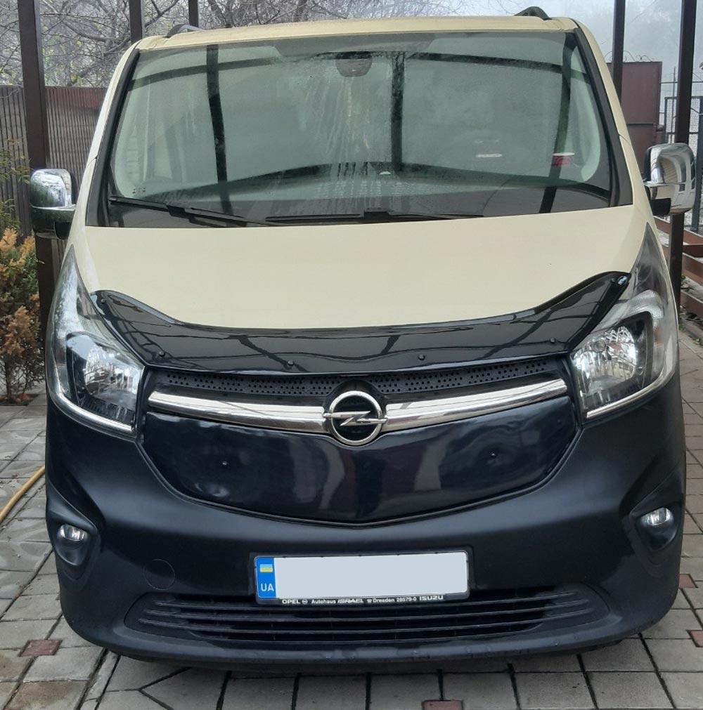 Зимова накладка на решітку радіатора Opel Vivaro 2015-2019 глянцева Digital Designs
