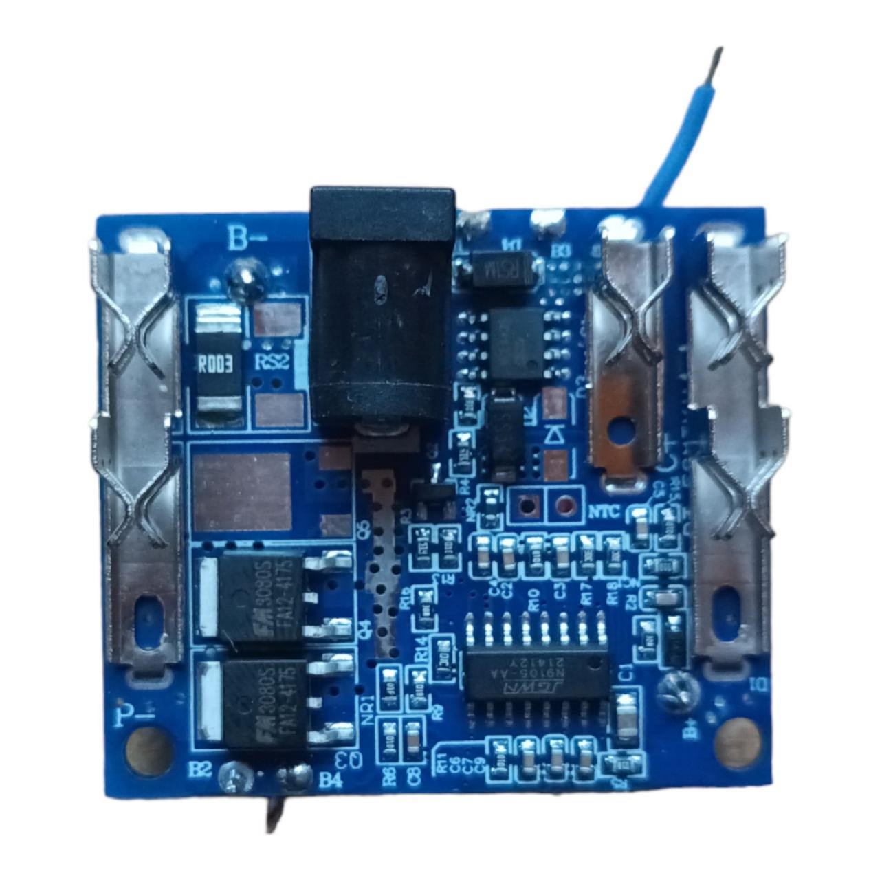 BMS Li-ion 5S 18/21 V 35A плата шурупокрута синя плата Makita, фото 1