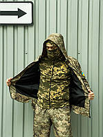 Комфортный тактический пикселем костюм для ЗСУ, удобный мужской костюм Terra зеленый пиксель на осень
