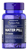 Підтримка водного балансу, Extra Strength Water Pill, Puritan's Pride, 100 таблеток