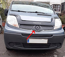 Зимова накладка на решітку радіатора Renault Trafic 2006-2015 (верх)