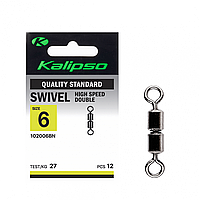 Вертлюг Kalipso Swivel high speed double 102006BN №6(12)