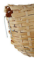 Бамбукове гніздо для амадинів 11х12 см, фото 2