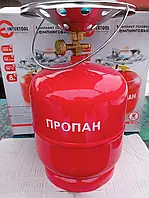 Комплект газовый баллон кемпинговый 8 л. INTERTOOL GS-0008 (8л)