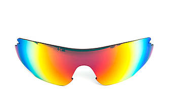 Змінні лінзи ONRIDE Possession димчаті+Revo чорно-червоні категорії 3