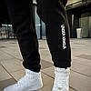 Спортивні штани Under Armour​​​​​​​ чоловічі теплі на флісі, Under чорні зимові, фото 4