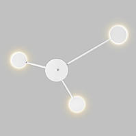 Настенный светильник, бра в стиле лофт Disk NL 7250-3 WH на три лампы G4 белый MSK