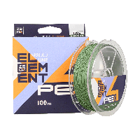 Шнур ZEOX Element PE X4 100м Moss Green #1.0