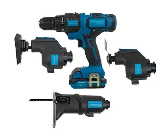 Акумуляторний Мультиінструмент KRAISSMANN 4 AMT-S1 20UL (4 В 1)