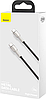 Кабель Baseus Cafule Series Metal Data Cable Type-C to Type-C 100W 2m CATJK-D01 Black, фото 7
