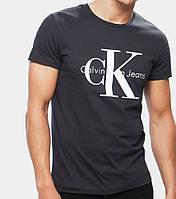 Мужская футболка Calvin Klein черная Ck